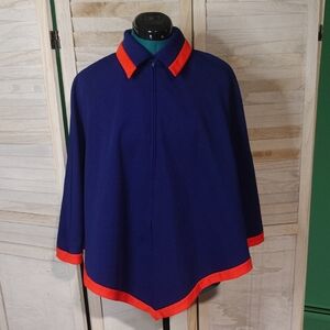 Vintage Colorblock Cape Nursing Cape Mod Cape